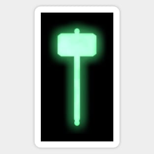 Spiritual Weapon (Green Hammer) Magnet